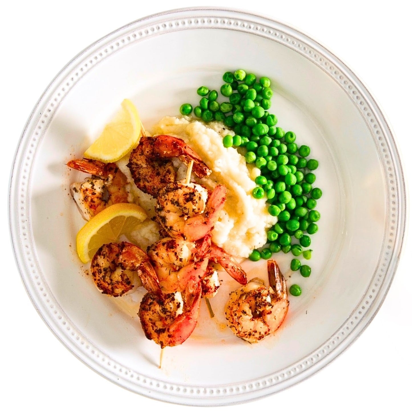 CAJUN SHRIMP OVER CREAMY MASHED POTATO