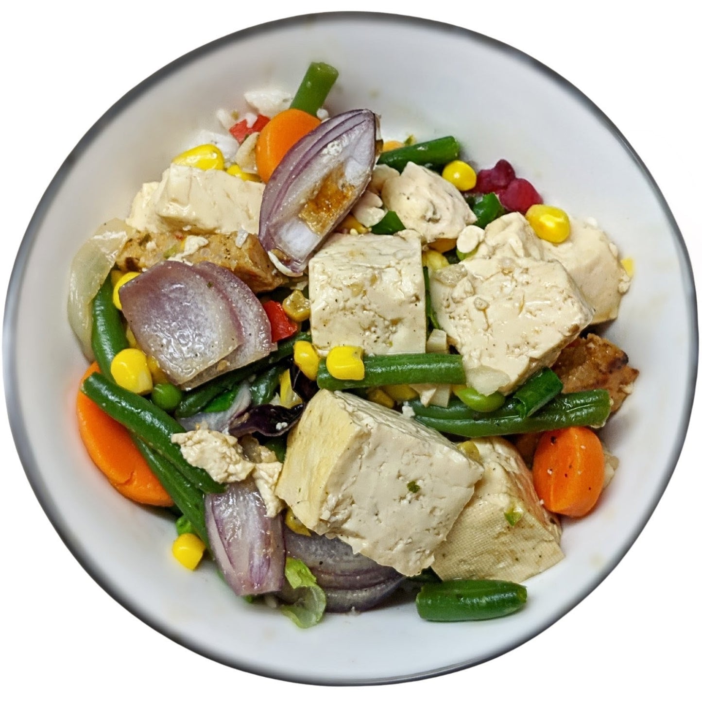 Tofu Stir Fry Mixed Vegetables with Jasmine Rice
