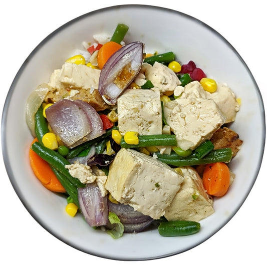 Tofu Stir Fry Mixed Vegetables with Jasmine Rice